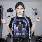 Produktbild Wednesday - Teaser Poster T-Shirt svart