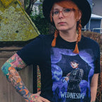 Produktbild Wednesday - Teaser Poster T-Shirt svart