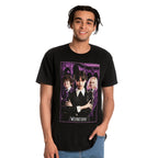 Produktbild Wednesday med Enid och Eugene Collage T-shirt svart