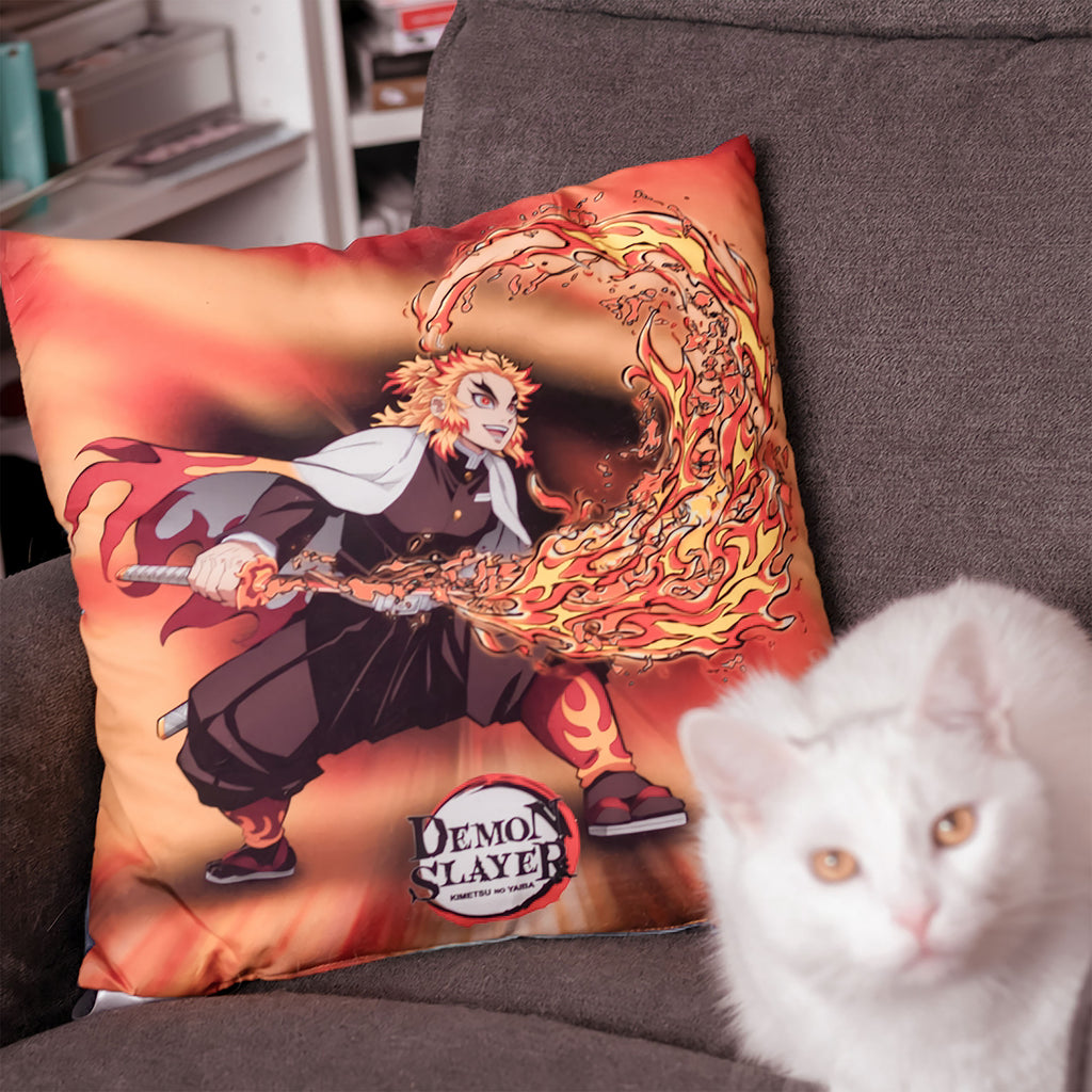 Produktbild Demon Slayer - Tanjiro Kamado och Kyojuro Rengoku Kudde
