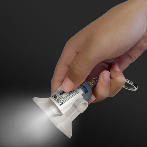 Produktbild R2-D2 LEGO nyckelring med ljus - Star Wars