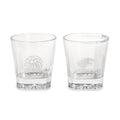 Produktbild Game of Thrones - Targaryen och Stark vapensköld glas 2-pack