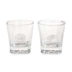 Produktbild Game of Thrones - Targaryen och Stark vapensköld glas 2-pack