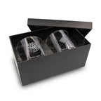 Produktbild Game of Thrones - Targaryen och Stark vapensköld glas 2-pack