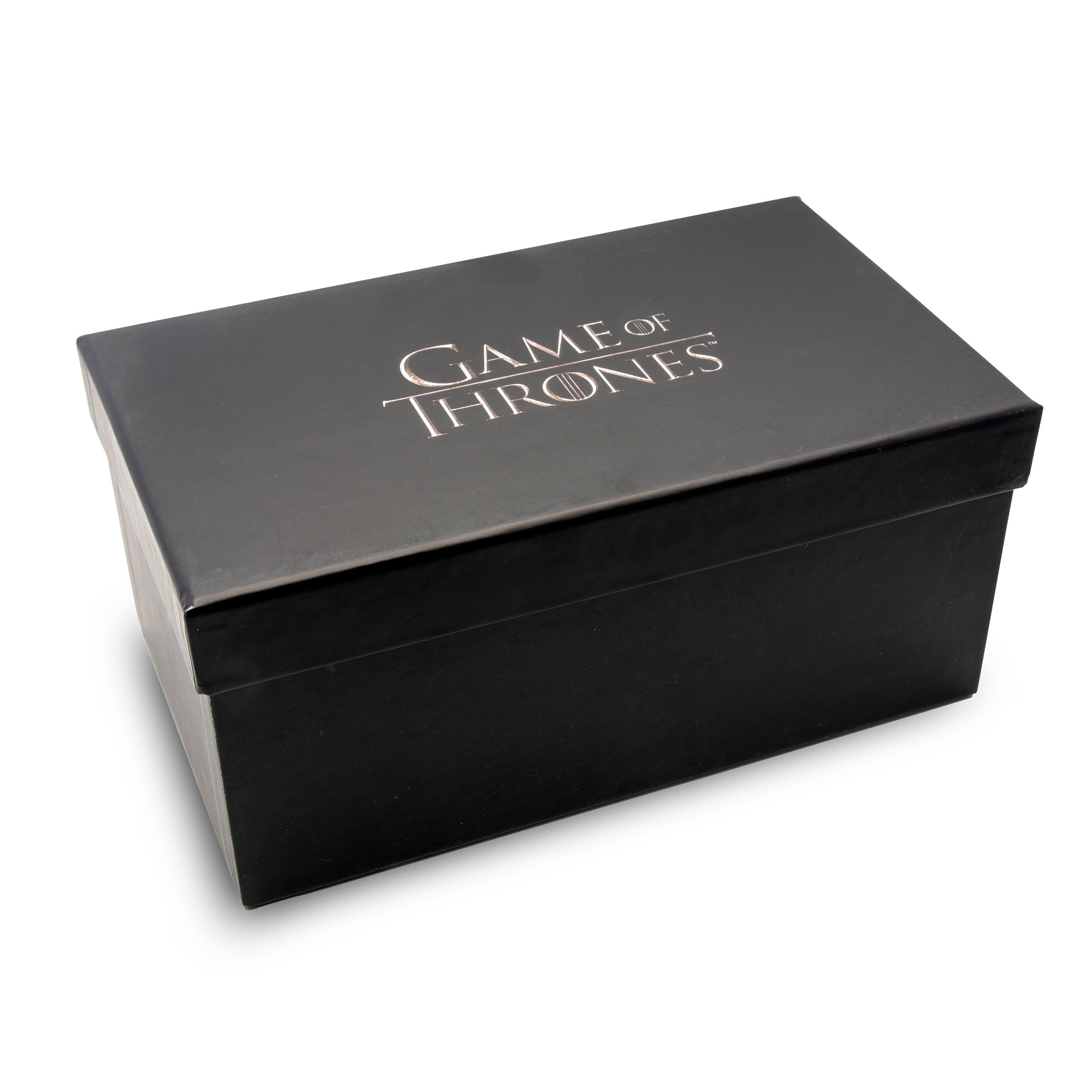 Produktbild Game of Thrones - Targaryen och Stark vapensköld glas 2-pack