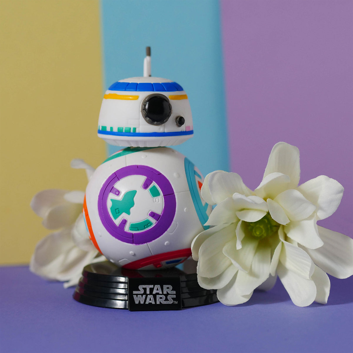 Produktbild Star Wars - BB-8 Pride Funko Pop figur med vickande huvud