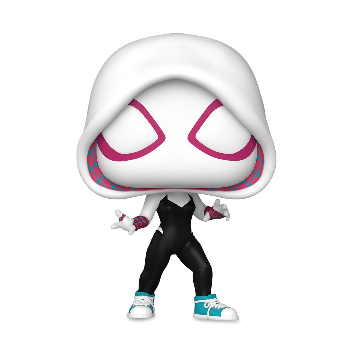 Produktbild Spider-Man Across The Spider-Verse - Spider-Gwen Funko Pop-figur med rörligt huvud