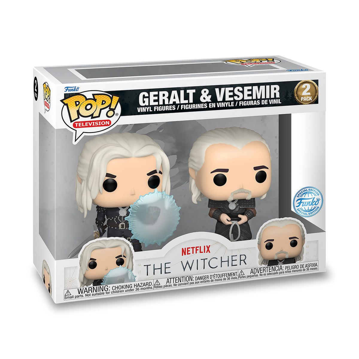 Produktbild Witcher - Geralt och Vesemir Funko Pop Figurer Set