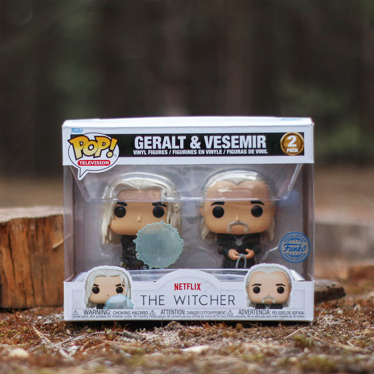 Produktbild Witcher - Geralt och Vesemir Funko Pop Figurer Set