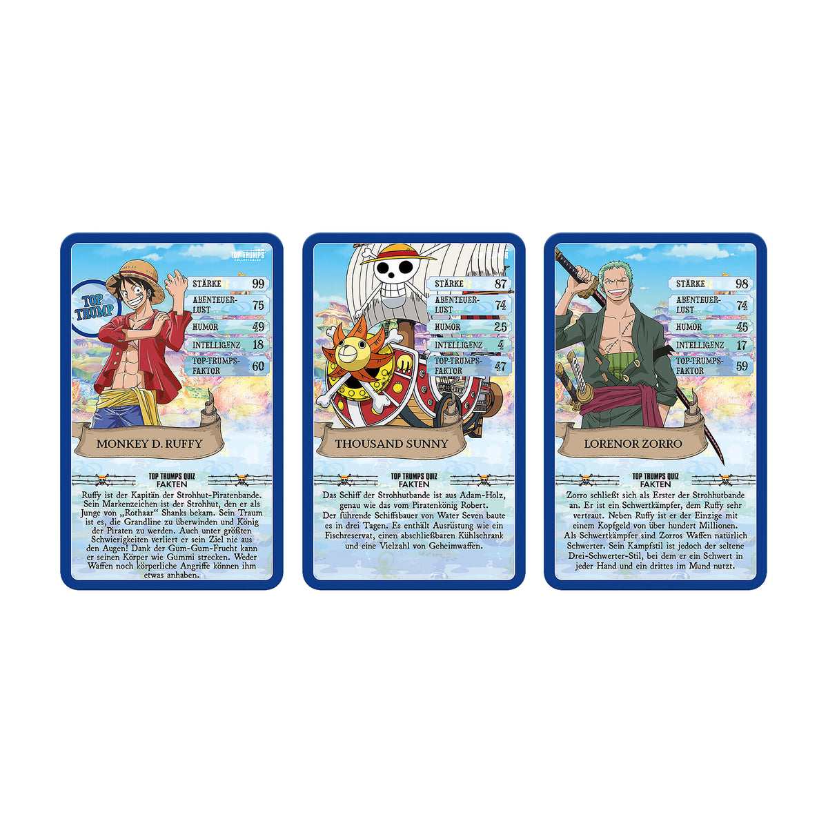 Produktbild One Piece - Top Trumps spelkort