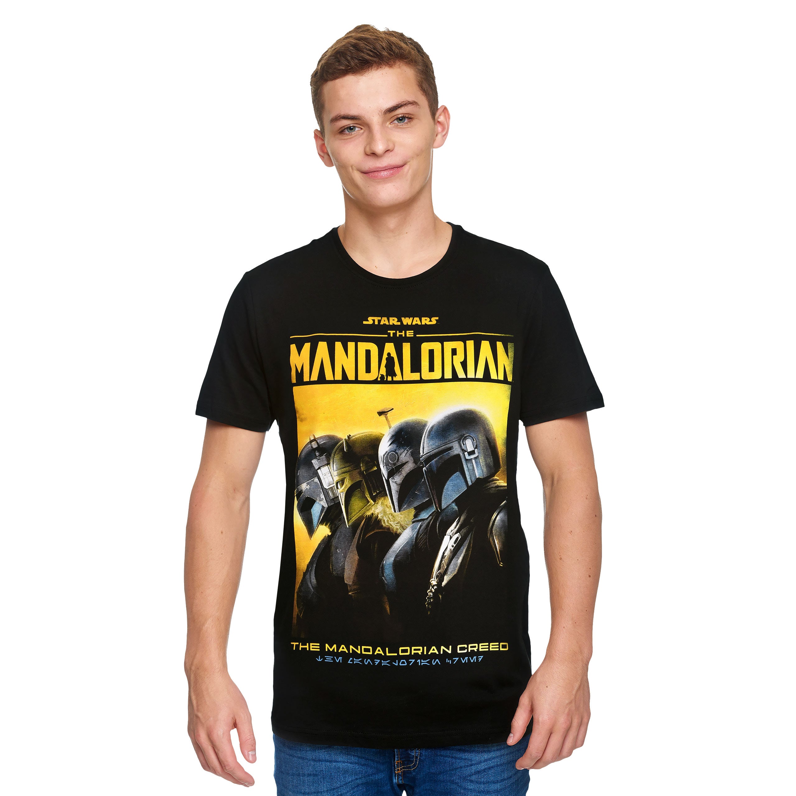 Produktbild Mandalorian Creed T-shirt svart - Star Wars The Mandalorian
