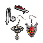 Produktbild Stranger Things - Hellfire Club örhängen 3-pack