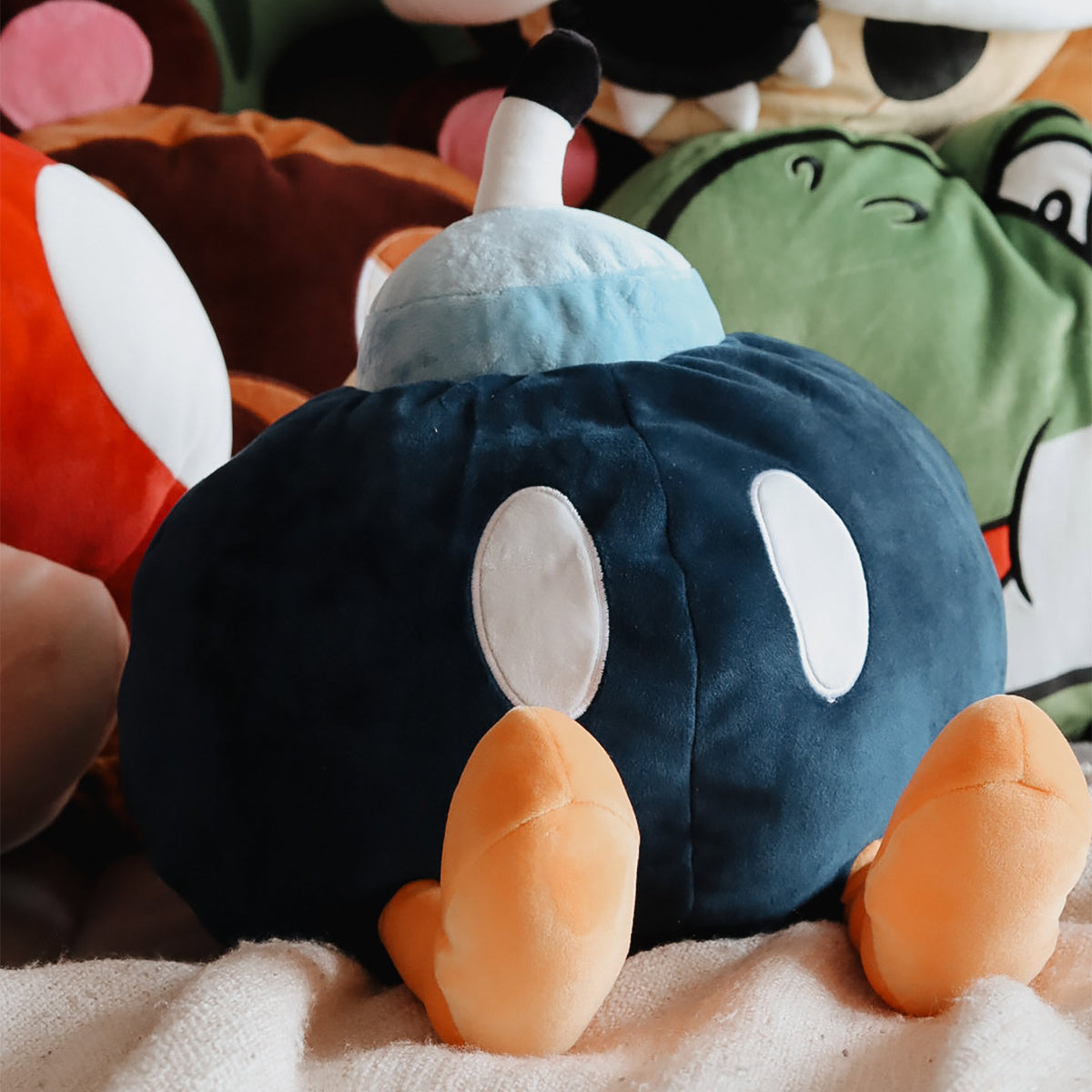 Produktbild Super Mario - Bob-omb Mocchi-Mocchi Plyschfigur