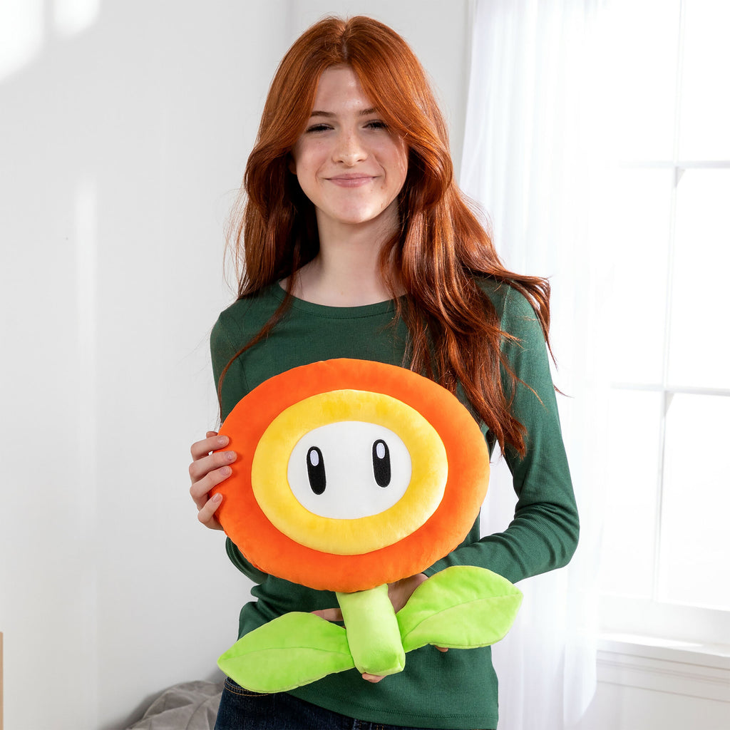 Produktbild Super Mario - Eldblomma Plyschfigur XL