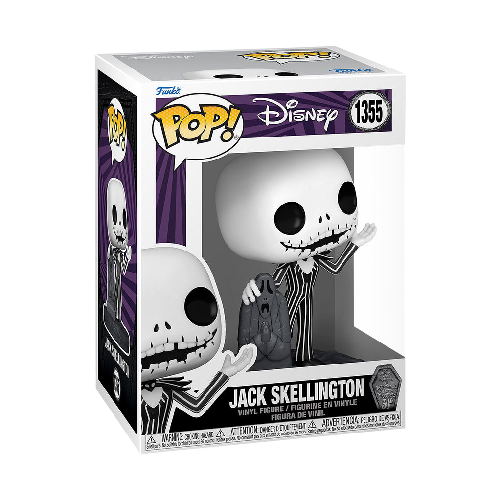 Produktbild Nightmare Before Christmas - Jack Skellington med gravsten Funko Pop figur
