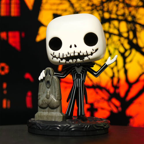 Produktbild Nightmare Before Christmas - Jack Skellington med gravsten Funko Pop figur