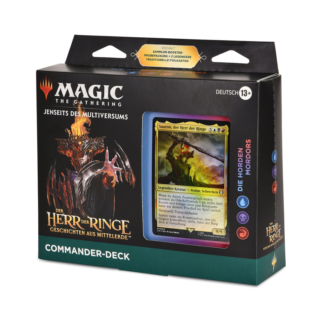 Produktbild Sagan om Ringen Midgård Mordors Horder Commander Deck - Magic The Gathering