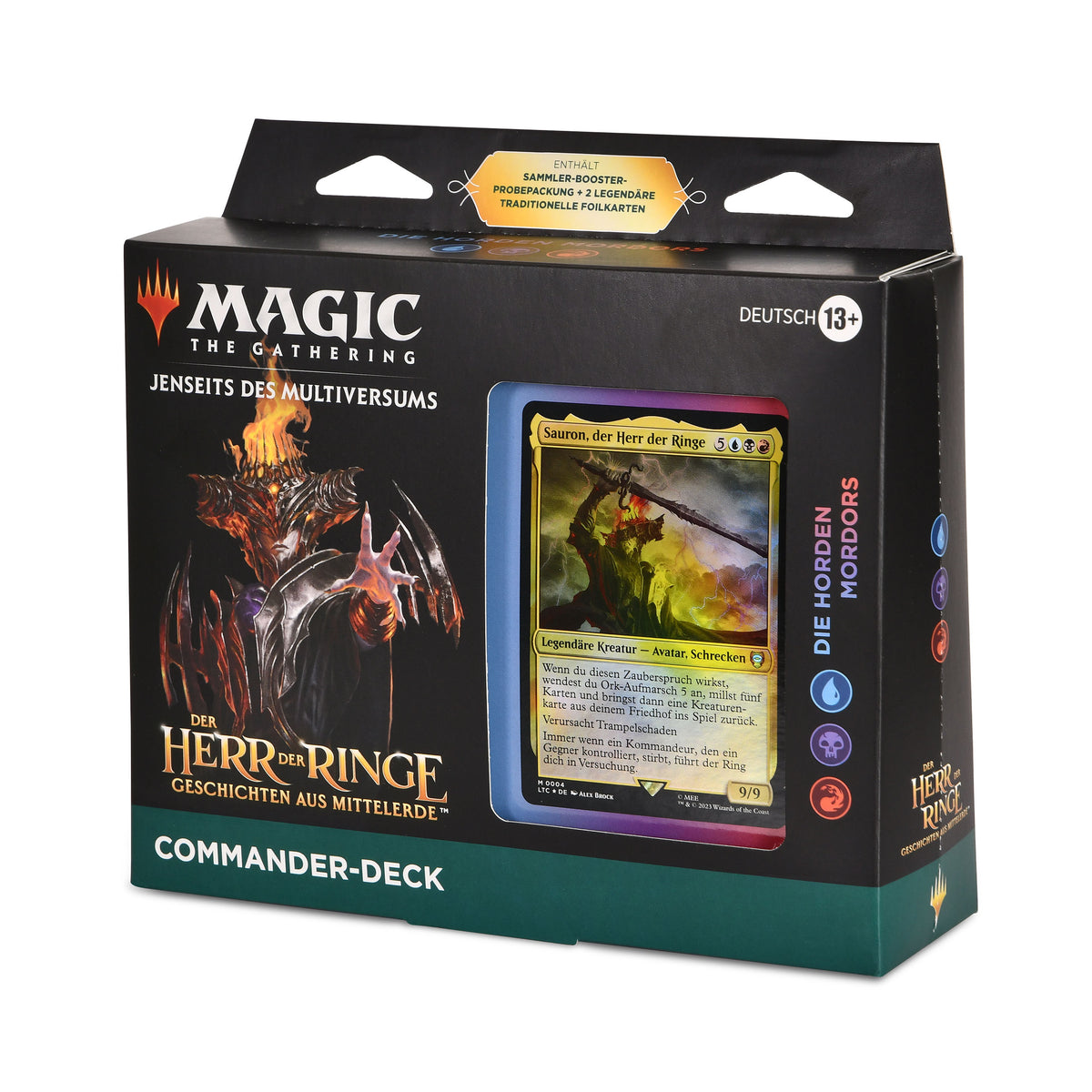 Produktbild Sagan om Ringen Midgård Mordors Horder Commander Deck - Magic The Gathering