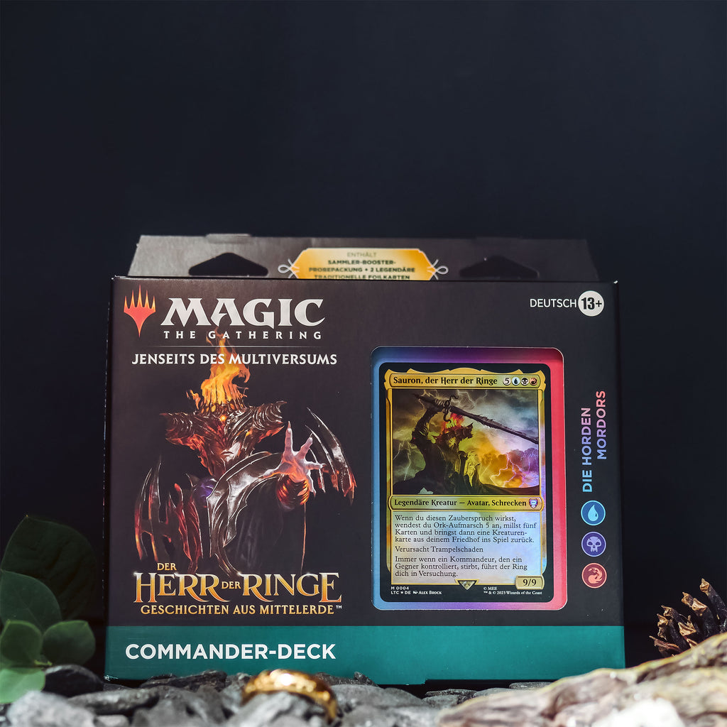 Produktbild Sagan om Ringen Midgård Mordors Horder Commander Deck - Magic The Gathering