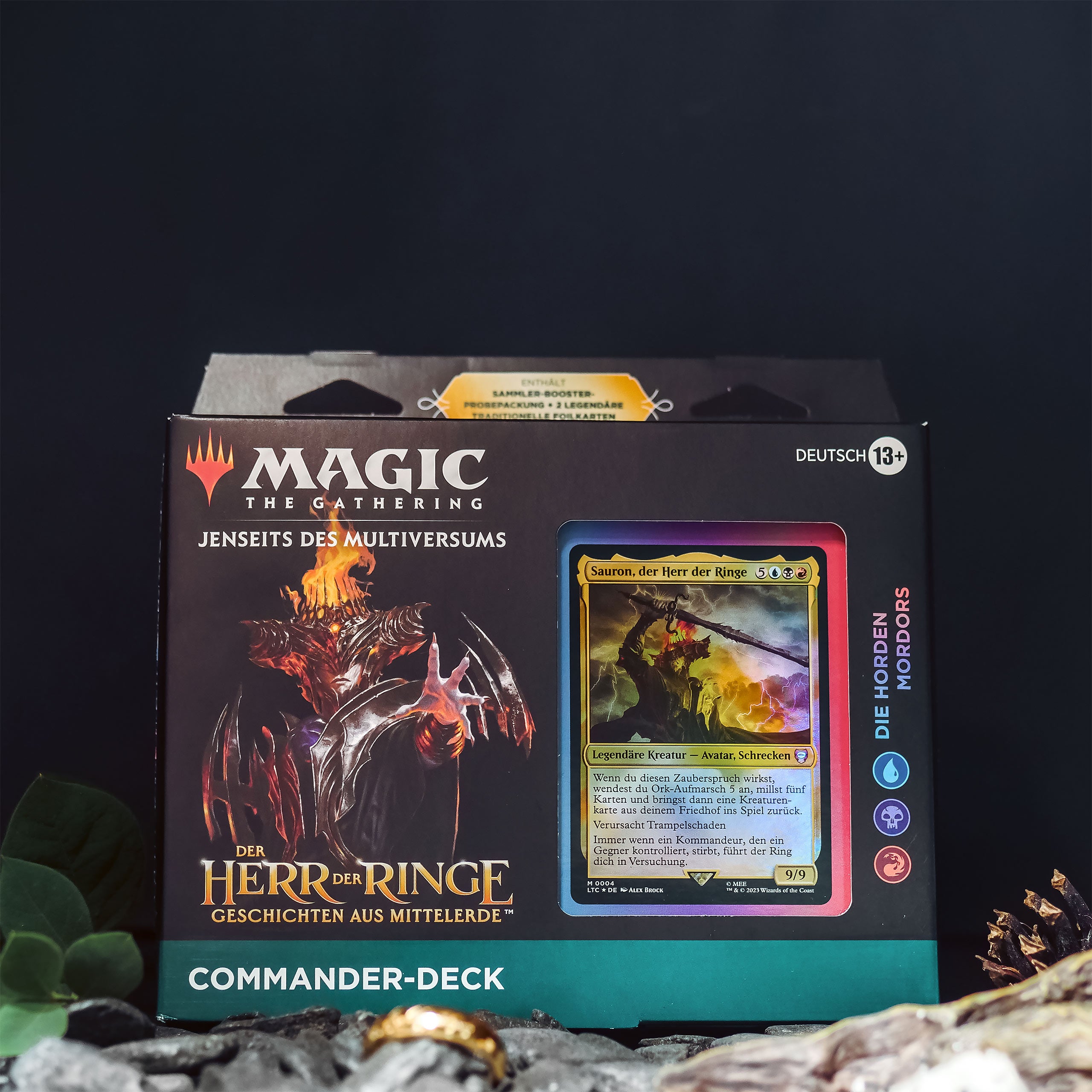 Produktbild Sagan om Ringen Midgård Mordors Horder Commander Deck - Magic The Gathering