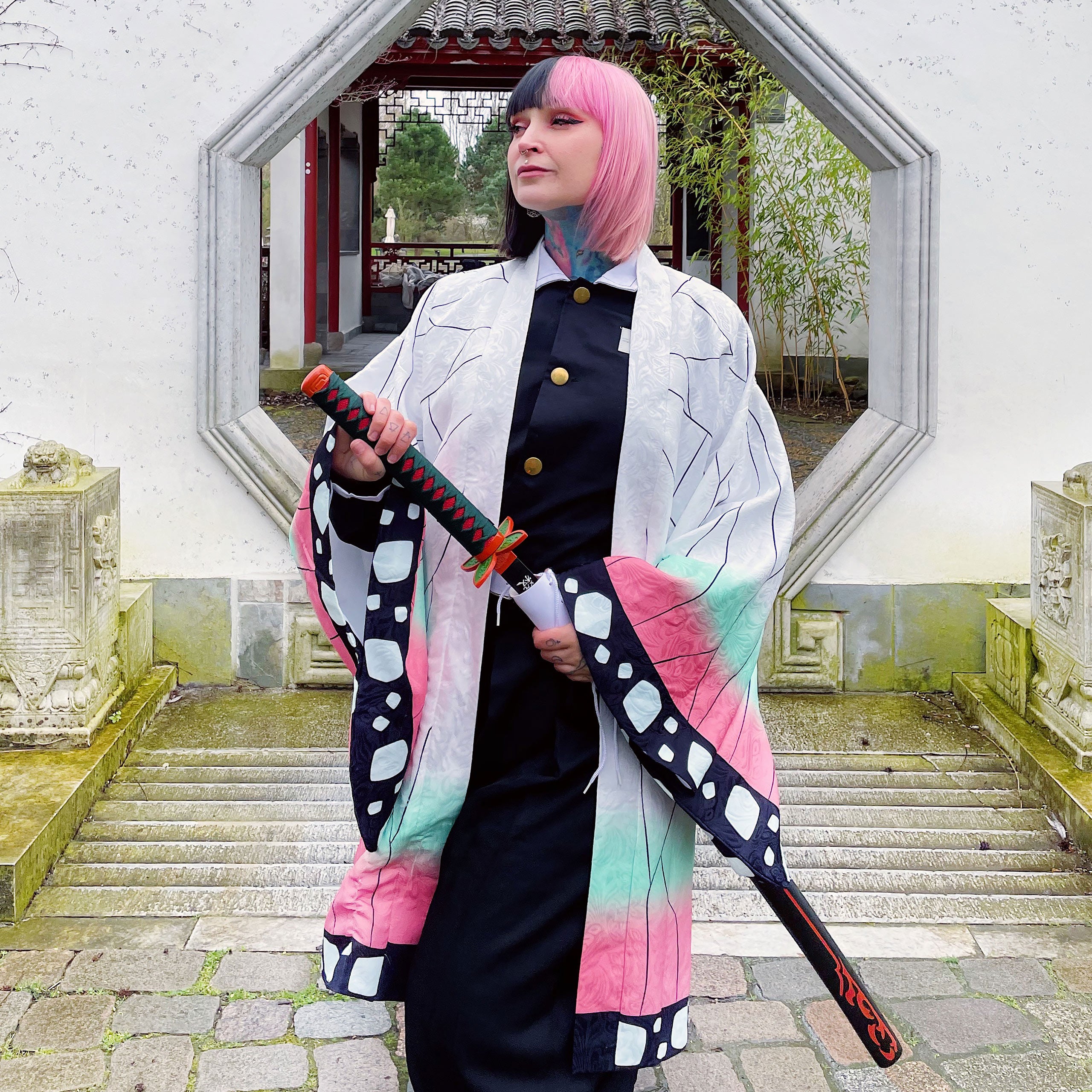 Product image Shinobu Hashira Katana Replica with Saya for Demon Slayer Fans