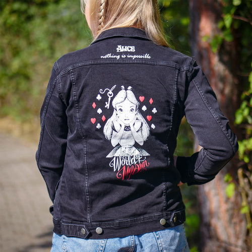 Produktbild Alice i Underlandet - World Of My Own Jeansjacka dam svart