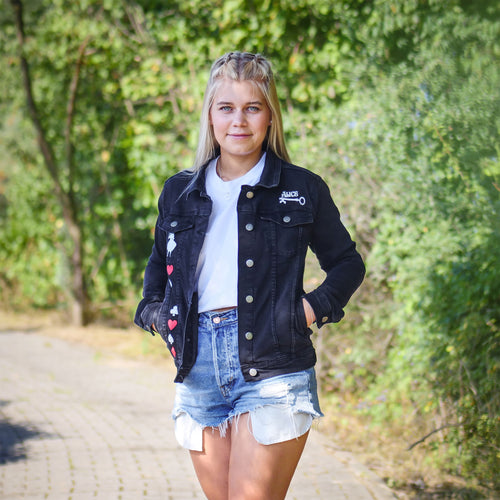 Produktbild Alice i Underlandet - World Of My Own Jeansjacka dam svart