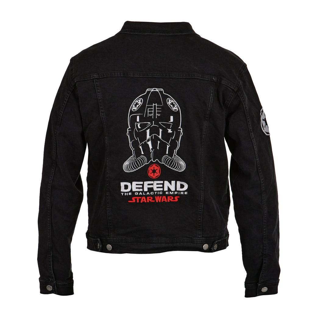 Produktbild Star Wars - Dark Side Defend The Galactic Empire svart jeansjacka