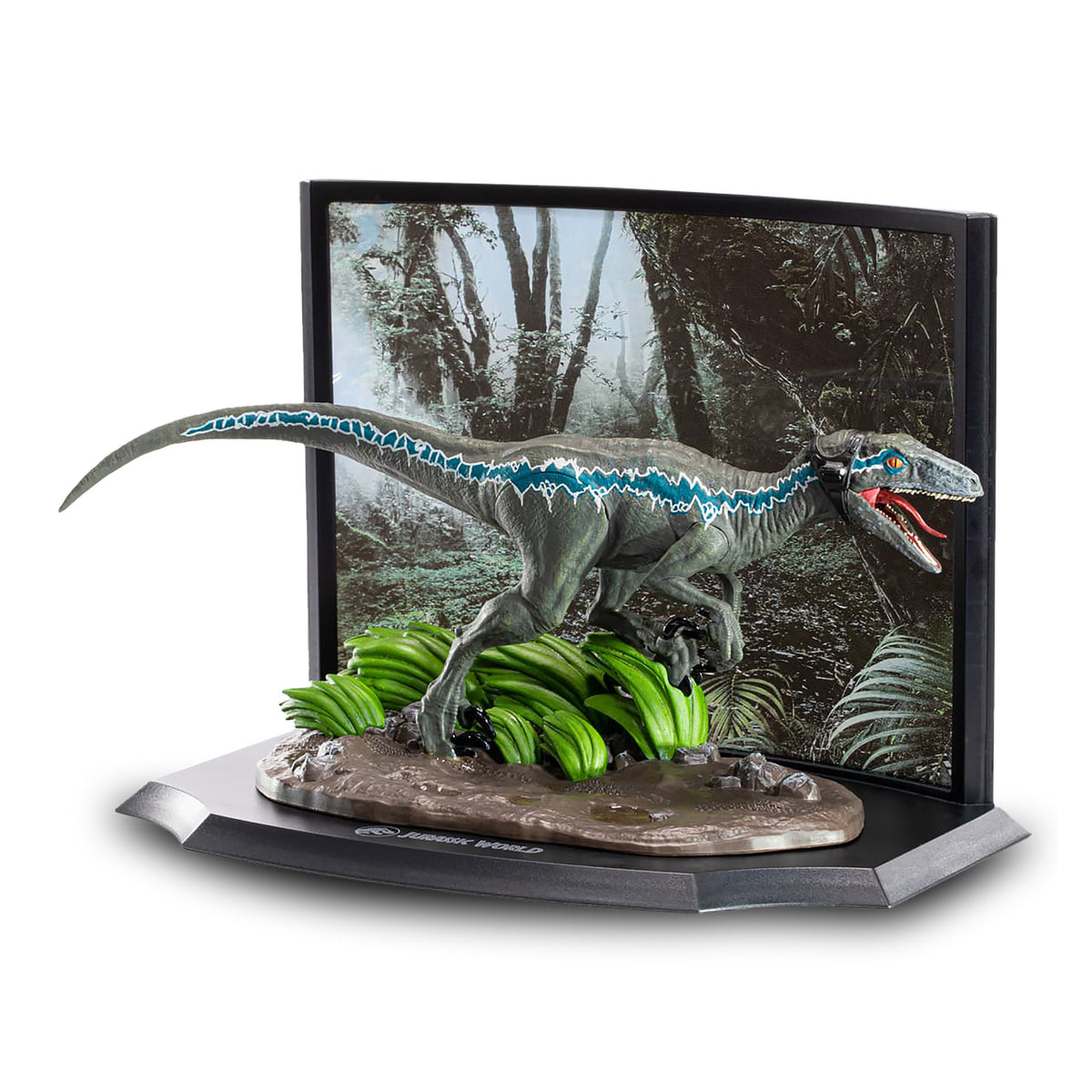 Produktbild Jurassic Park - Blue Velociraptor Diorama Figur