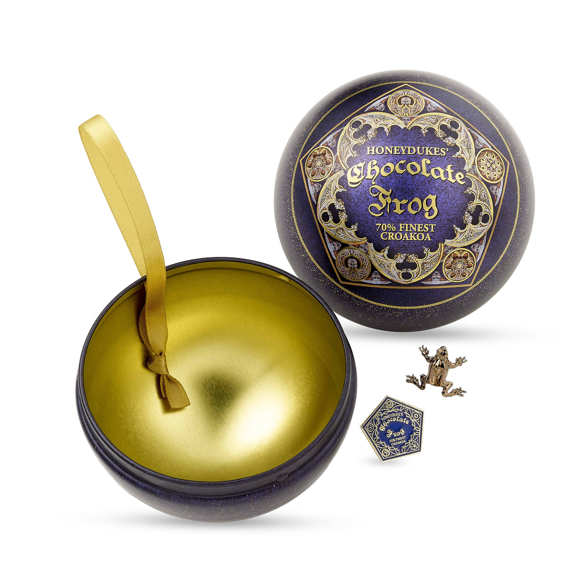 Produktbild Harry Potter - Julgranskula med chokladgroda och pins
