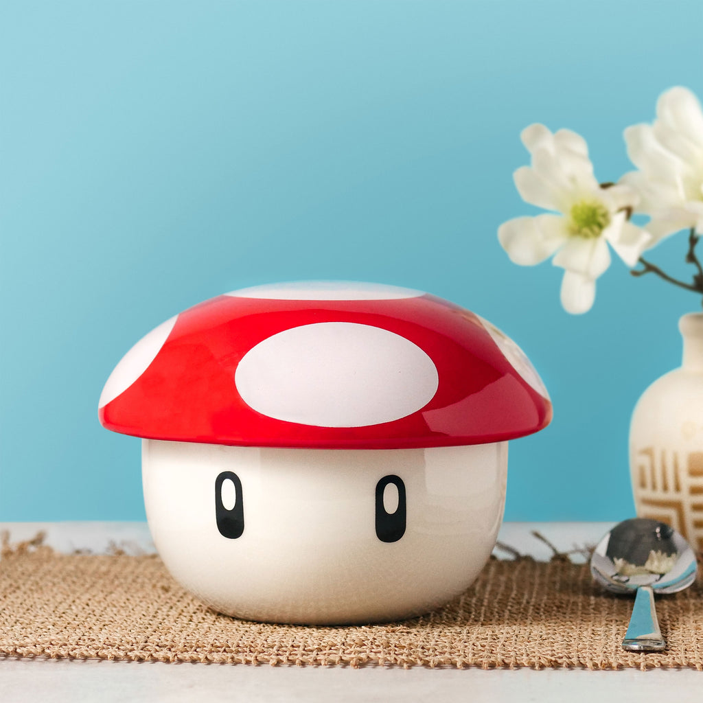 Produktbild Super-Svamp Skål med lock för Super Mario-fans