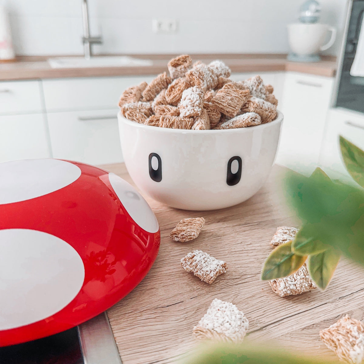 Produktbild Super-Svamp Skål med lock för Super Mario-fans