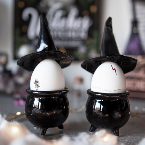 Produktbild Äggkopp-set i kitteldesign för Harry Potter-fans