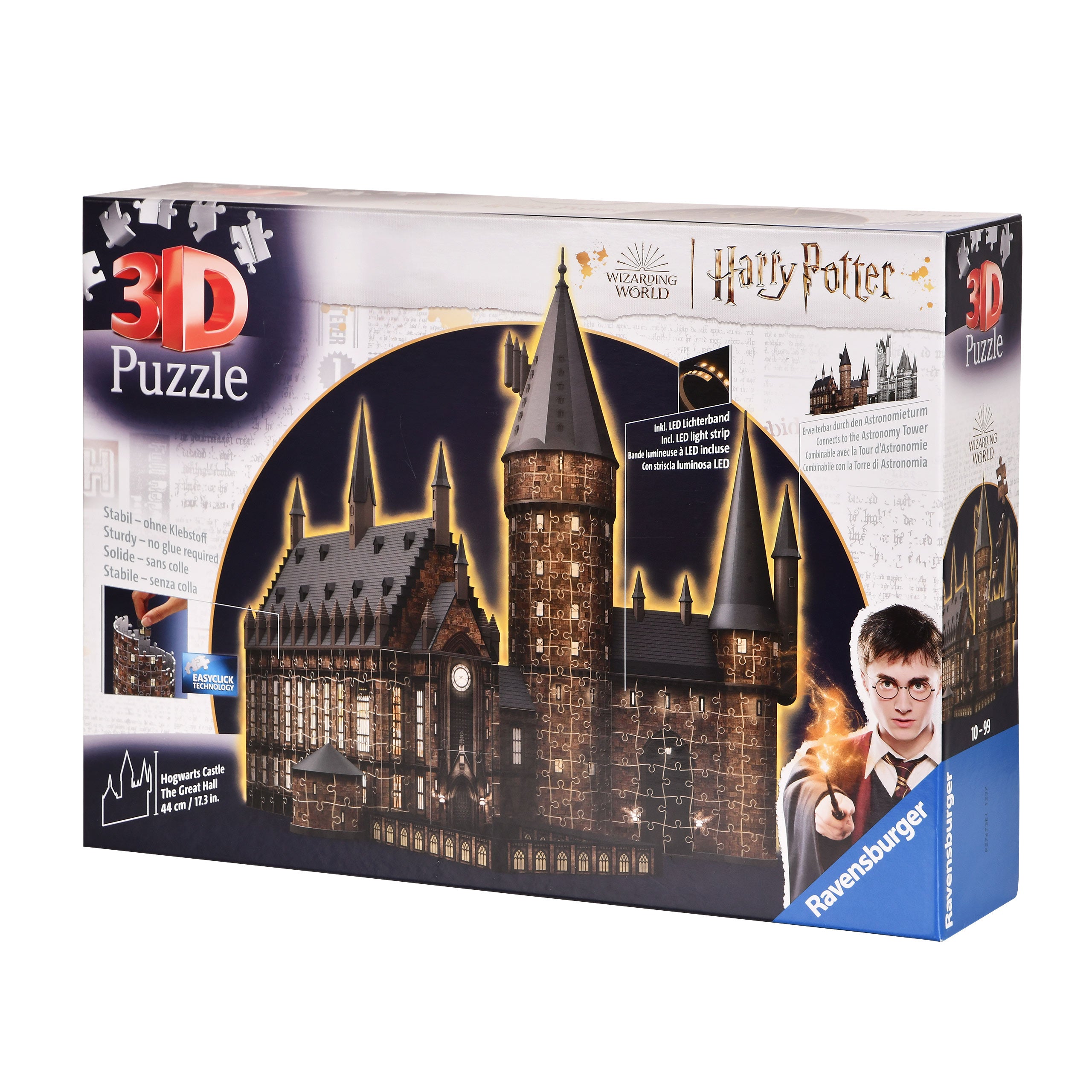 Product image Hogwarts Castle The Great Hall 3D Puzzle with Lighting - Harry Potter