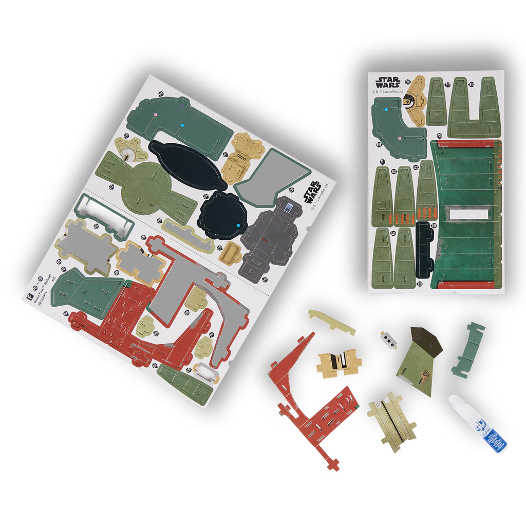 Produktbild Boba Fett Hjälm 4D Byggmodell Kit - Star Wars