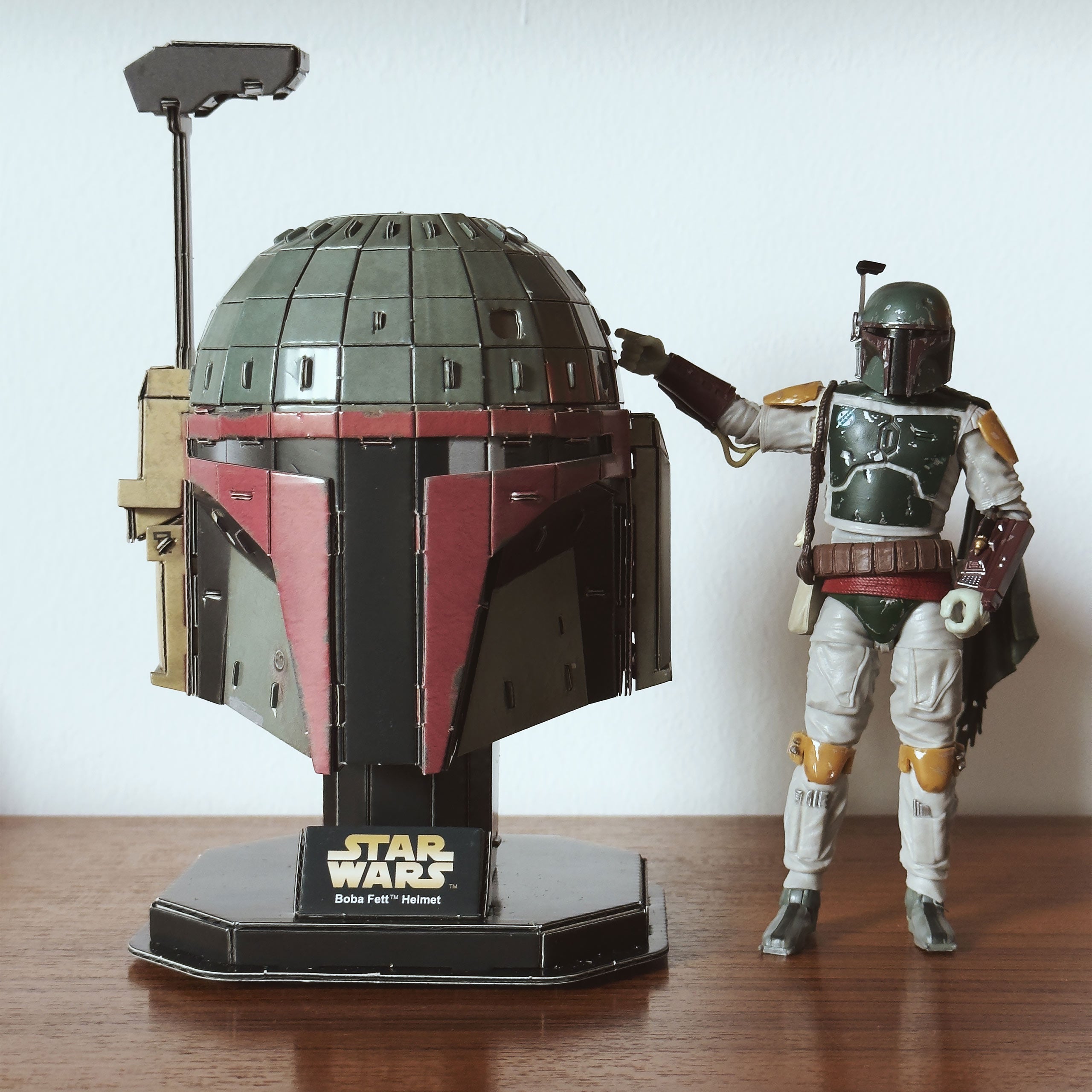 Produktbild Boba Fett Hjälm 4D Byggmodell Kit - Star Wars