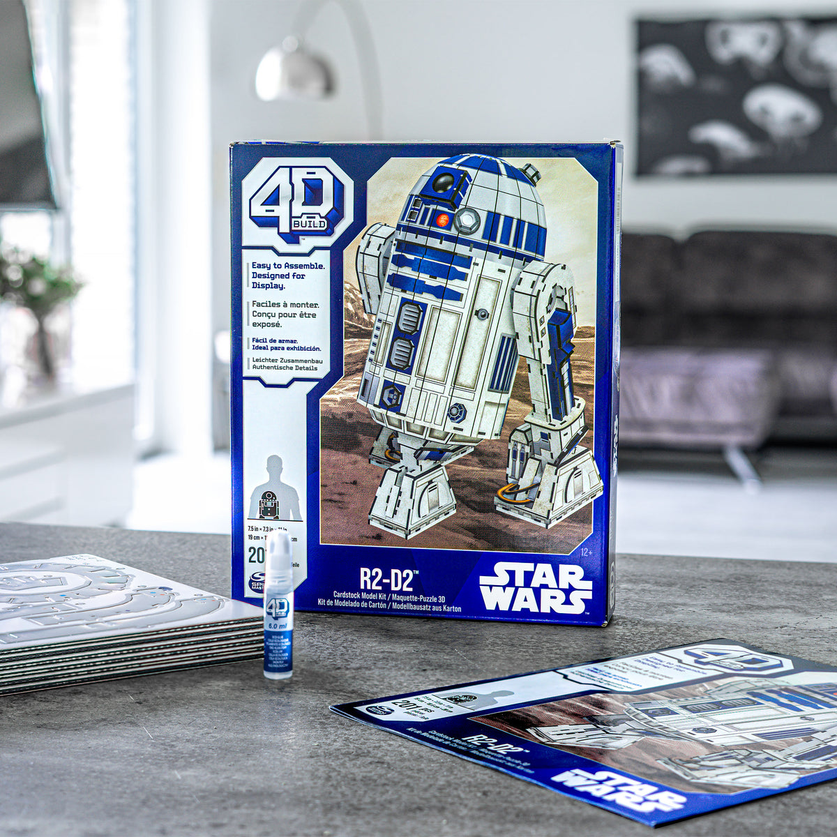 Produktbild R2-D2 4D Byggmodell - Star Wars