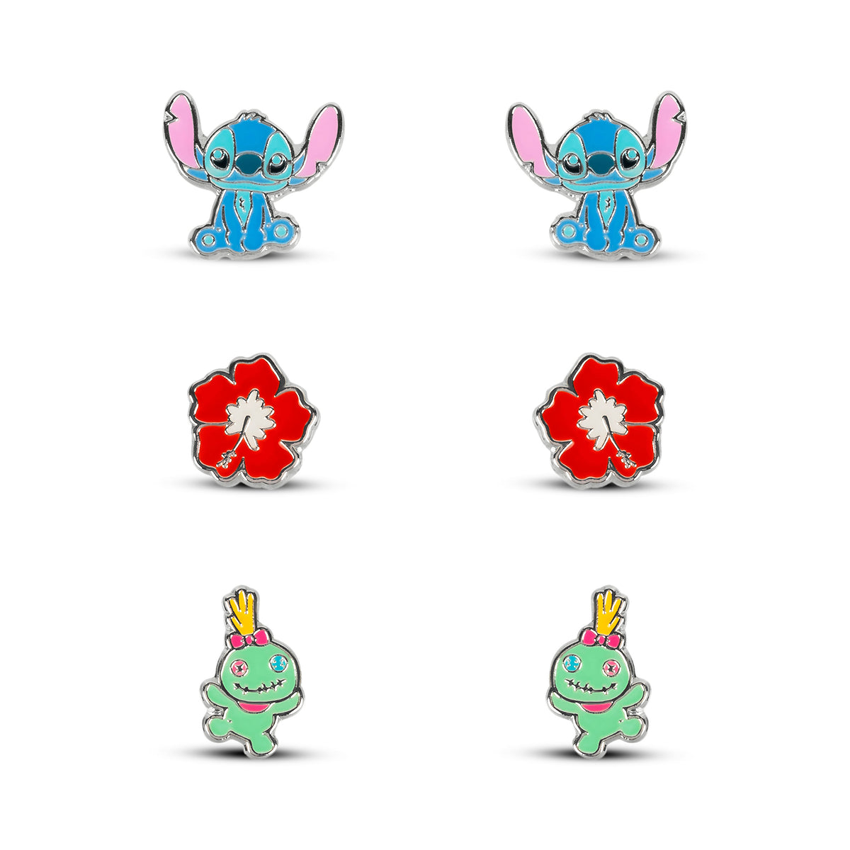 Produktbild Lilo & Stitch - Örhängeset med 3 par i presentask