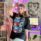 Produktbild Evangelion - Karaktärers ögon T-shirt svart