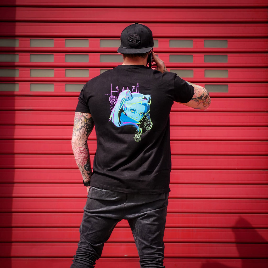 Produktbild Cyberpunk Edgerunners - Rebecca Neon T-shirt svart