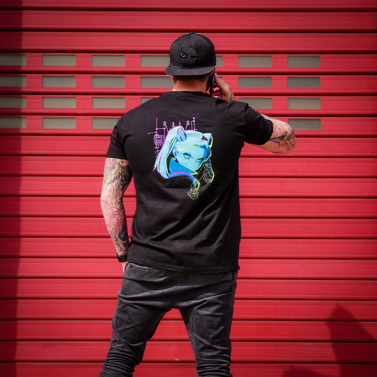 Produktbild Cyberpunk Edgerunners - Rebecca Neon T-shirt svart