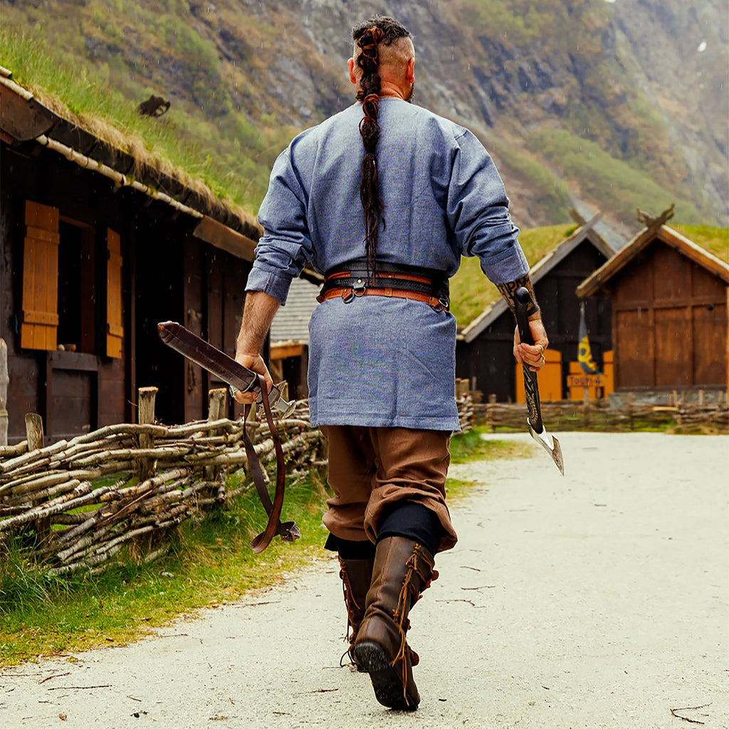 Produktbild Vikingatunika Torsten blå-grå