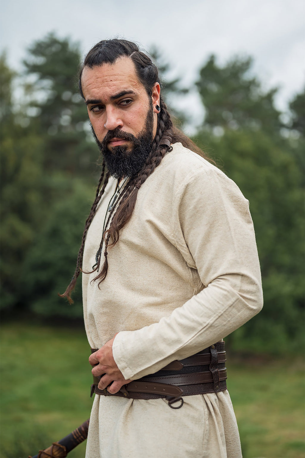 Produktbild Medeltida tunika Ragnar beige