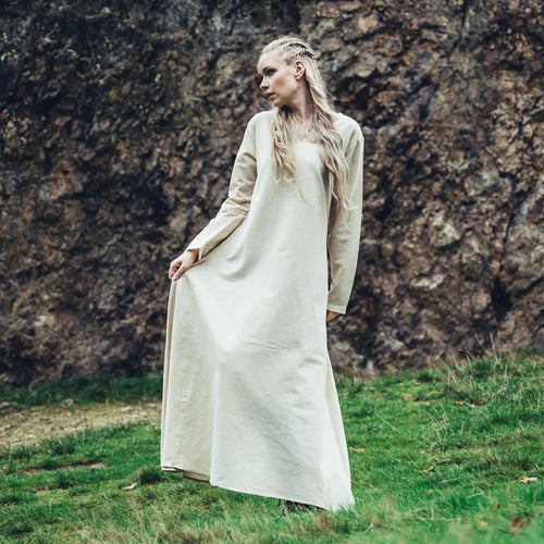 Produktbild Medeltida underklänning Valdis beige