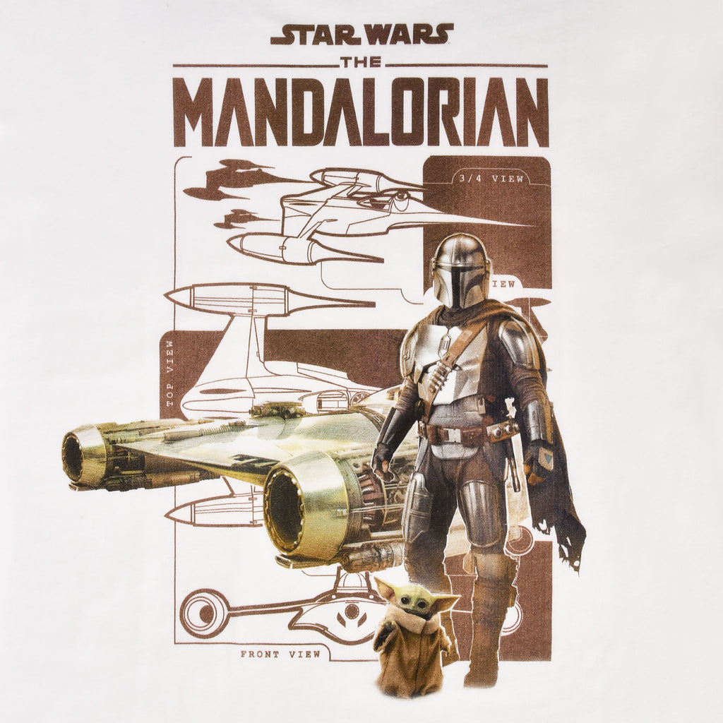 Produktbild Vit Grogu och Mandalorian T-shirt - Star Wars The Mandalorian