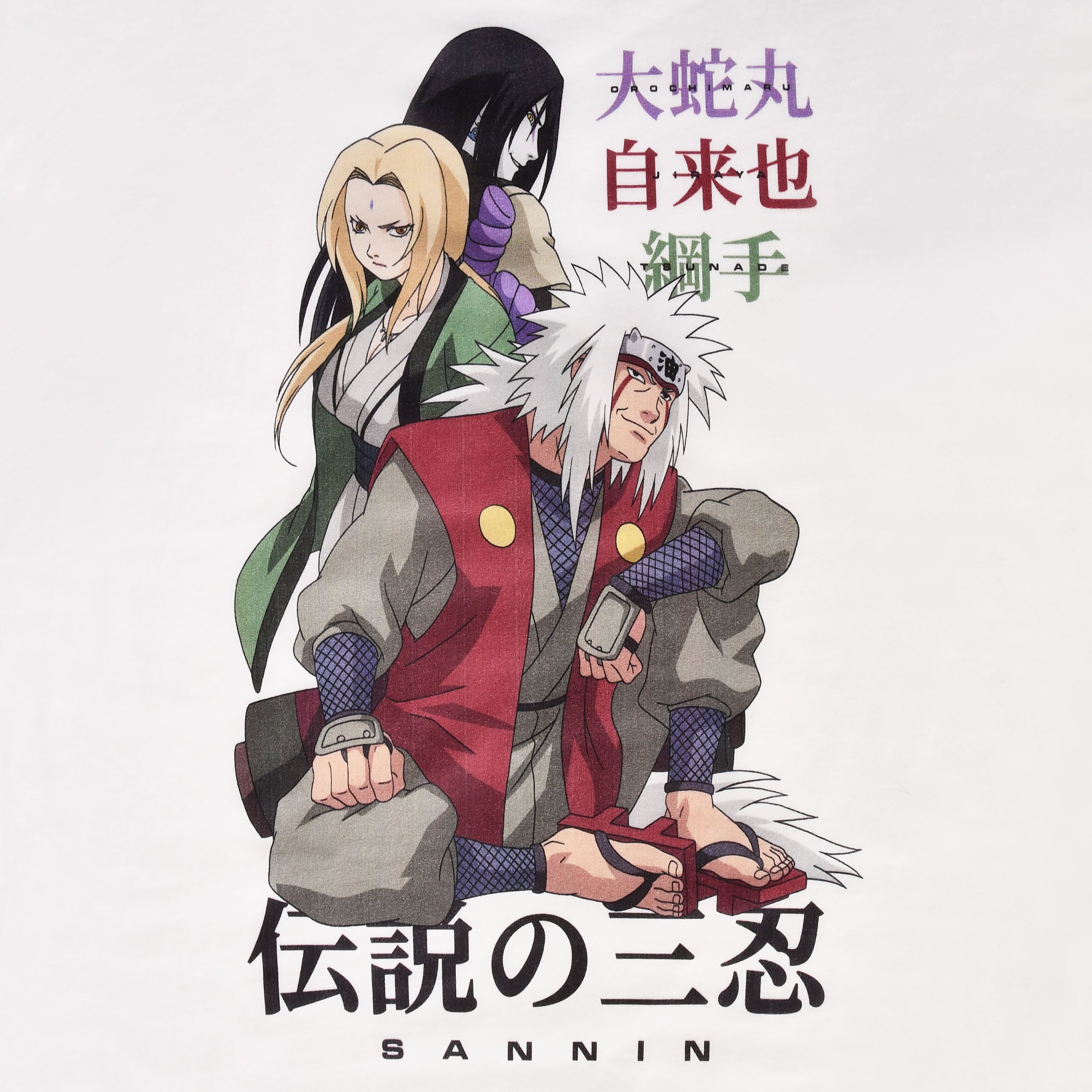 Produktbild Naruto - Sannin Crew T-shirt vit