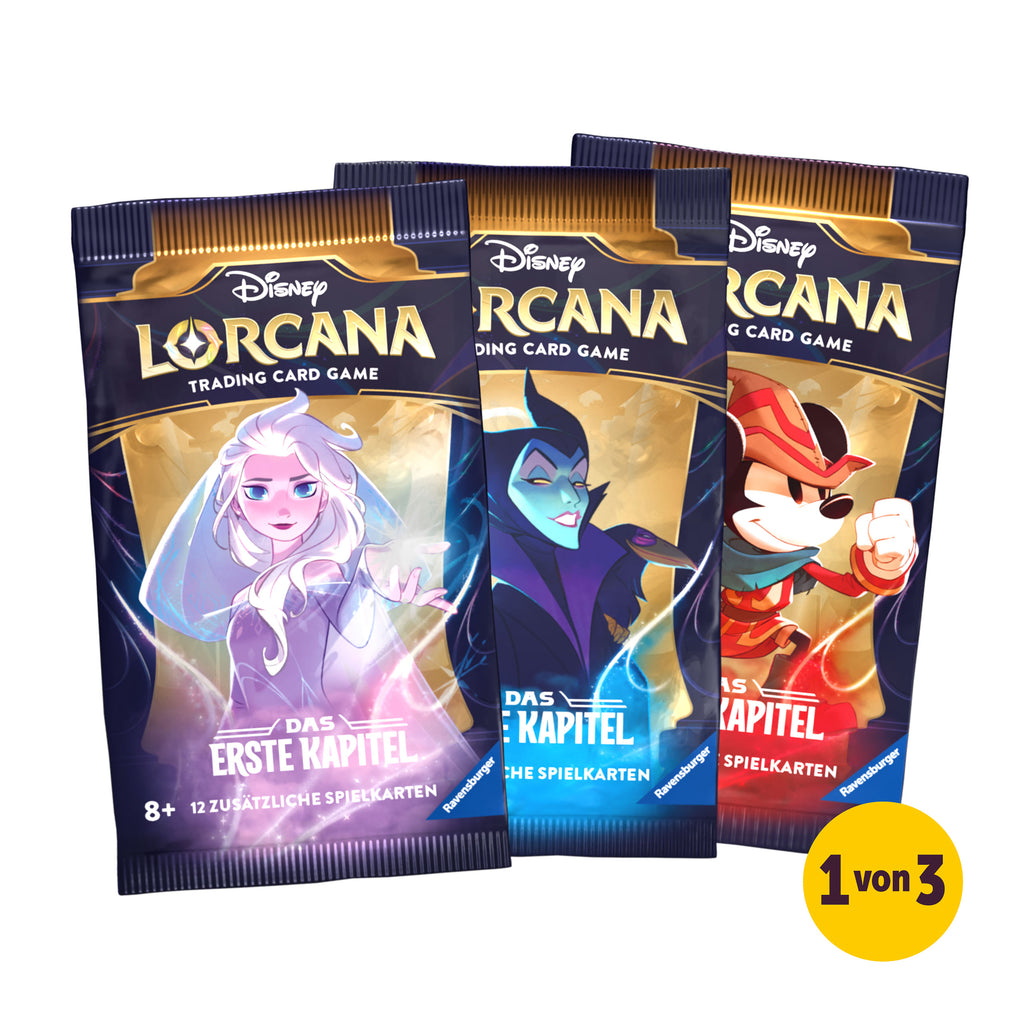 Produktbild Disney Lorcana Booster - Det Första Kapitlet Trading Card Game