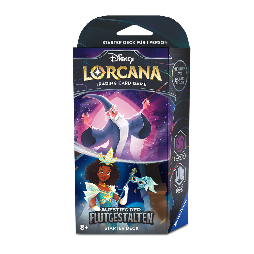 Produktbild Disney Lorcana Ametist och Stål Startset - Flodformerna Stiger Samlarkortspel