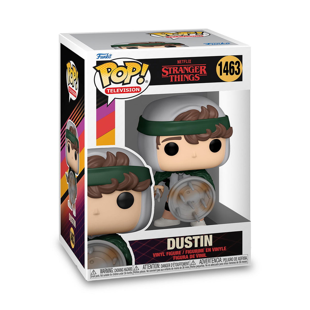 Produktbild Stranger Things - Dustin med sköld Funko Pop!-figur