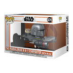 Produktbild Mandalorian i N1 Starfighter Funko Pop figur med rörligt huvud - Star Wars The Mandalorian